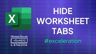 How to hide worksheet tabs in Excel