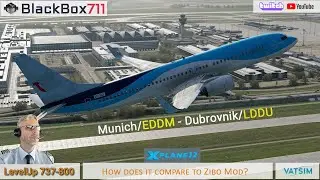 X-Plane 12 - LevelUp 737-800 | Munich/EDDM to Dubrovnik/LDDU | VATSIM