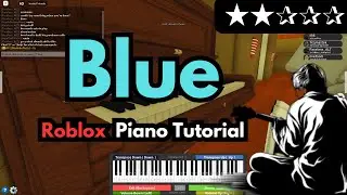 Yung Kai - Blue (EASY Roblox Virtual Piano Tutorial)