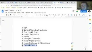 Statistics Webinar on Hypothesis Tests for a Single Parameter