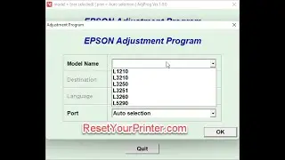 Reset Epson L3210 100%, Epson L3210 Adjustment Program