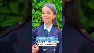 CARABINIERI 👮🏻‍♀️ Quando Ti Ferma La BABY CARAMBA 😂 - iPantellas