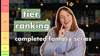Tier Ranking EVERY COMPLETED Fantasy Series I've Read! (100+ series)