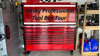 Husky professional tool box tour