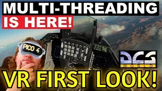 DCS Multithreading IS HERE! BIG VR Mission TEST | 13900K, RTX 4090 | PICO 4