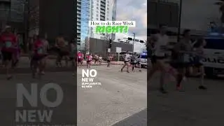 How to prepare for a race during race week