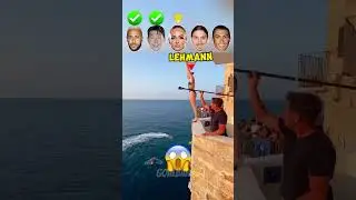 Crazy Water Challenge + Ronaldo 🥽🥶 #shorts #football #son #neymar #lehmann #zlatan #ronaldo