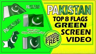 pakistan flag green screen | pakistan flag green screen animation | pakistan flag green screen video