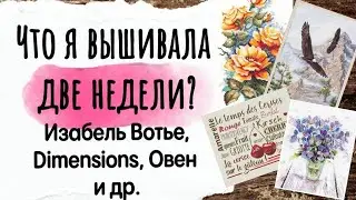 156. Продвижения за ДВЕ НЕДЕЛИ | Вышивальные планы на июнь | Вышивка крестом