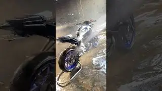 LAVANDO UMA MT07 DOS SONHOS #viral #shorts #sonho #mt07