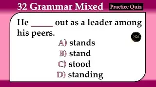 32 Grammar Mixed | All Tenses Practice test | Challenge Your English! | No.1 Quality English