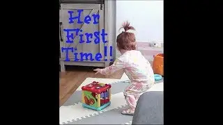 She Stood up for the First Time!