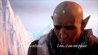 Dirth'Vallem; I Bid You Speak (Elvhen Translation of Say Something)(Solas x Lavellan)