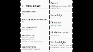 Samsung Galaxy J7 pro Android 8 to Android 7 translation guide