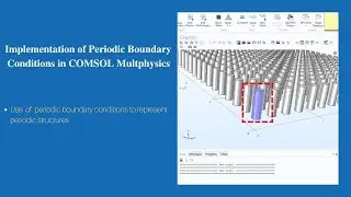 Implementation of Periodic Boundary Condition | COMSOL Multiphysics Tutorial-7