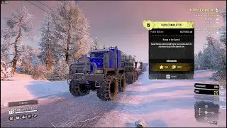 SnowRunner Amur Region Ep.8 (Bridge To The Sawmill!!!)