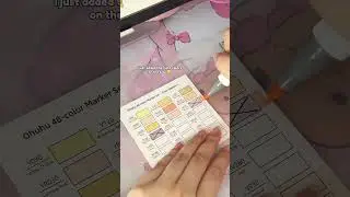 Swatch my color markers with me #ohuhumarkers #ohuhubrushmarkers #ohuhupastel #coloring #cozyhobby