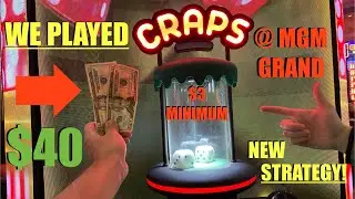 We Formulated A Slightly Different Plan For Attacking The $3 Bubble Craps Machines At The MGM Grand…