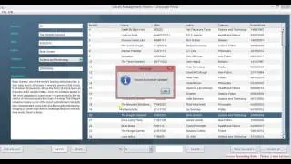 Library Management System - Java Project