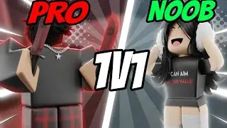 PRO FAN VS. NOOB YOUTUBER Murder mystery 2 EXTREME 1v1..