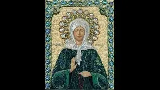Набор алмазной мозаики - Икона Святая Матрона Московская
