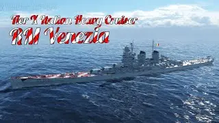 World Of Warships Blitz - RM Venezia (Accurate Heavy Hitter) Cruiser Gameplay