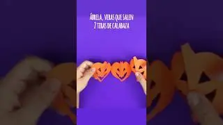 Como hacer guirnaldas de papel - HALLOWEEN TIME