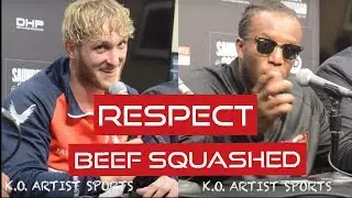 RESPECT! LOGAN PAUL & KSI TALK SQUASHING BEEF AFTER  REMATCH!