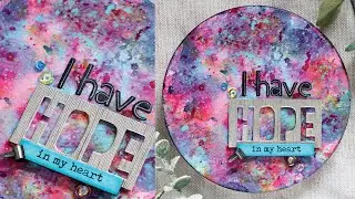Art Journal using Dina Wakley Gloss Sprays
