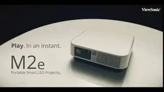 Play, in an Instant! ViewSonic M2e Instant Smart 1080p Portable LED Projector (6s)