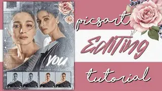 Easy Picsart Editing Tutorial🌺🥀|| By Rainbow Skills❤︎ || Ft. #aliabhatt