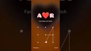 A love R pattern lock ❣️ || A❤R Phone lock || Love status 