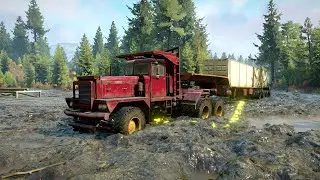 Moving Day Is Close | Transporting a Drilling  Equipment İn Pembina Oil Fields | snowrunner