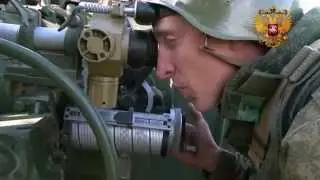 Стрельбы из 152 мм гаубицы «Гиацинт»