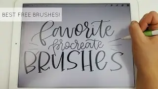Best Free Brushes for Procreate App (My Absolute Favorites!)