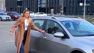 German Shepherd leads woman to puppies under car #live #livestream #kindness