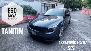 BMW E60 5.20 DİESEL TEST SÜRÜŞÜ VE ANLATIMI(TORK CANAVARI) AKRAPOVİC EGZOZ || BU PARAYA DEĞER Mİ ?