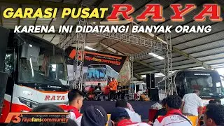ADA APA INI❓️GARASI BUS PO RAYA DI DATANGI BANYAK ORANG