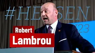 ROBERT LAMBROU - "Eine STARKE AFD übt DRUCK aus!" | #Wahlkampf | Roßdorf, 30.09.23