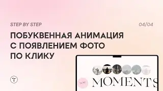 Триггерная анимация текста и фото по клику на 