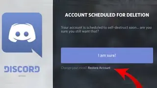 How to recover a deleted discord account