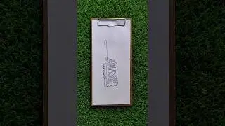 How To Draw Walkie talkie Drawing Step By Step Tutorial| Walkie talkie Drawing