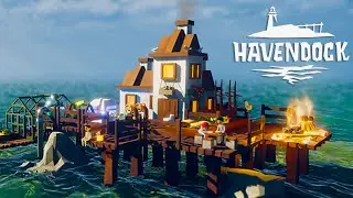 NEW COZY GAME | Building a colony on the ocean (FROM NOTHING!)