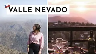 pôr do sol no VALLE NEVADO e FARELLONES | CHILE VLOG 3 🇨🇱