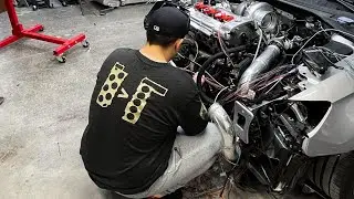 First fire up with custom engine harness and ECU relocation.    | AUDI RS3 REWIRE Part 4.  |