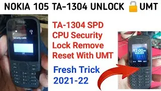 Nokia 105 TA 1304 Unlock with UMT II  TA1304 Security Code Unlock UMT Nokia 105 Spd Format Unlock