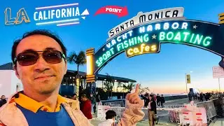 Santa Monica Pier LA California Sunset 112422