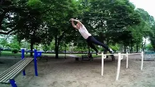 Тренировка флоу Backflip 360 со скейтборда на скейтборд
