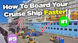 15 ways board your cruise ship faster!