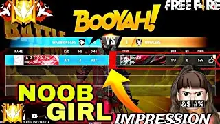 NOOB GIRL IMPRESSION-GARENA FREE FIRE😏 भगोड़ी लड़क.😂भगोड़ी लड़की भाग गई😏 #freefire @TotalGaming093